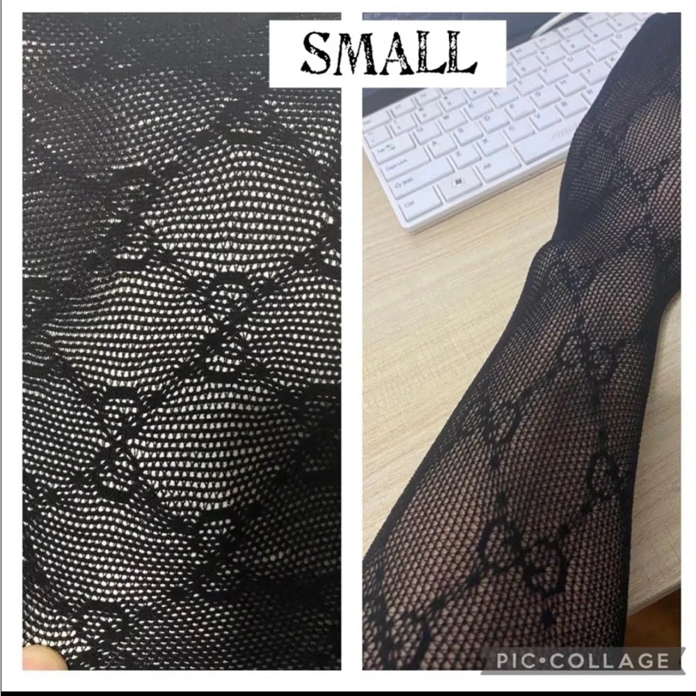 Pantyhose… Pantyhose - Black GG design - Picture 2 of 3